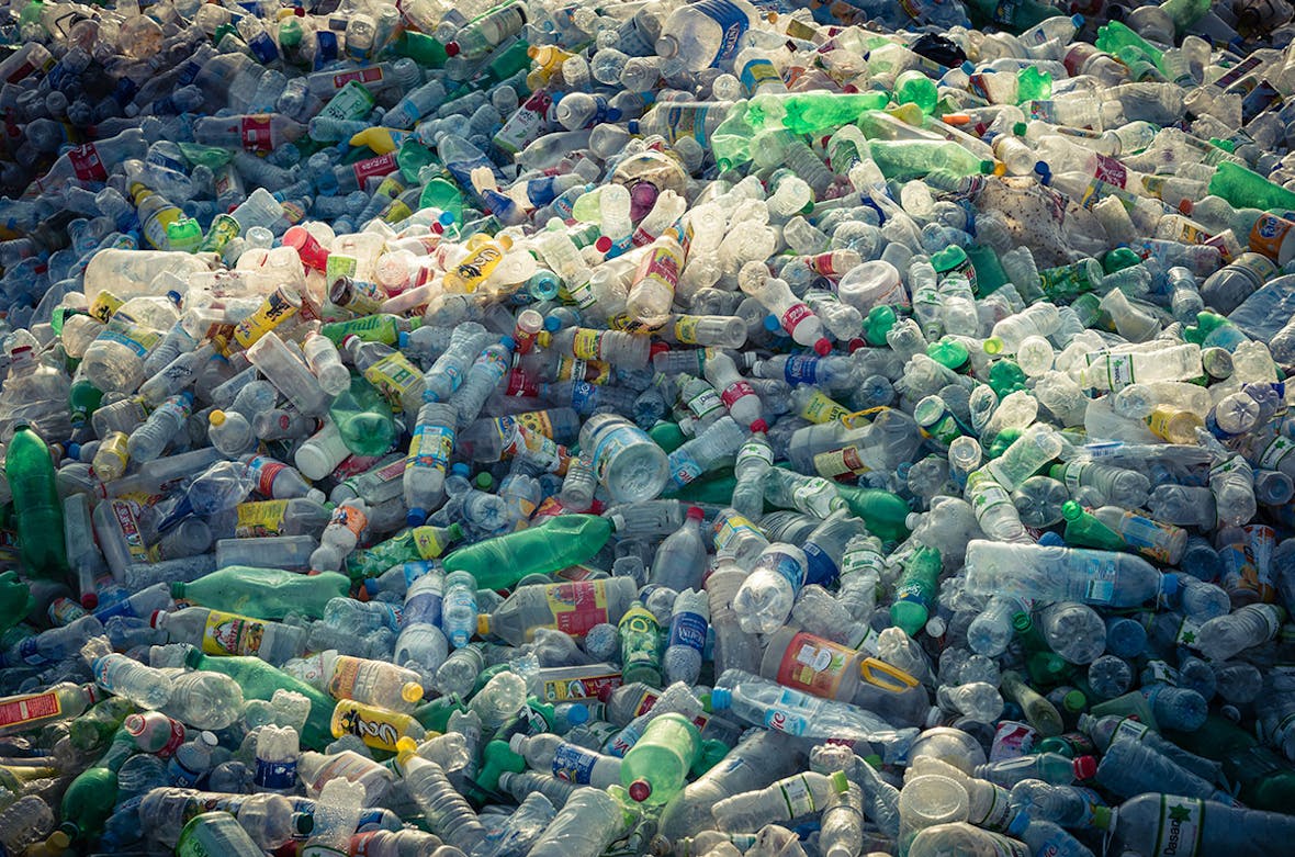 A continent of plastic