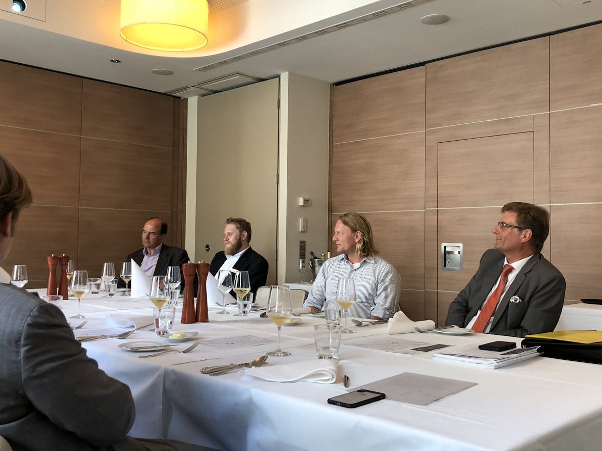 Impressions of the business lunch with CAPinside and Schmitz & Partner in the Hanse Lounge