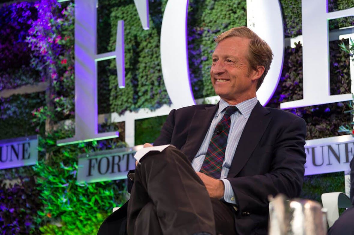Billionaire Tom Steyer wants to show Trump the limits