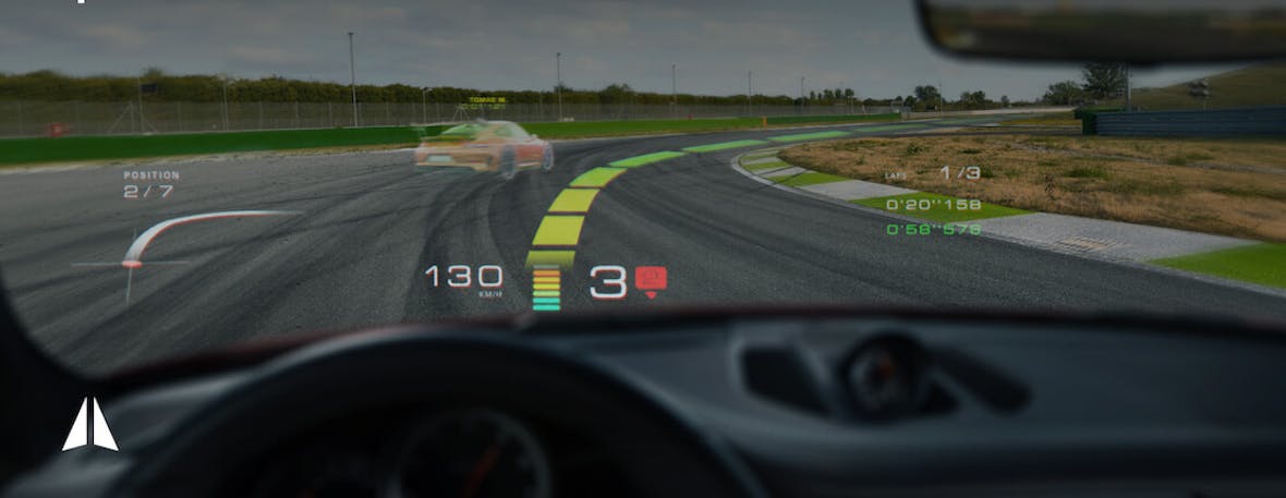 Porsche is driving a very innovative way with WayRay