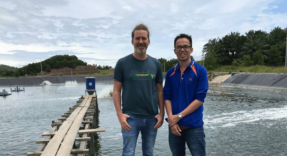 Shrimp Farm in Sabah: Ein Ausflug